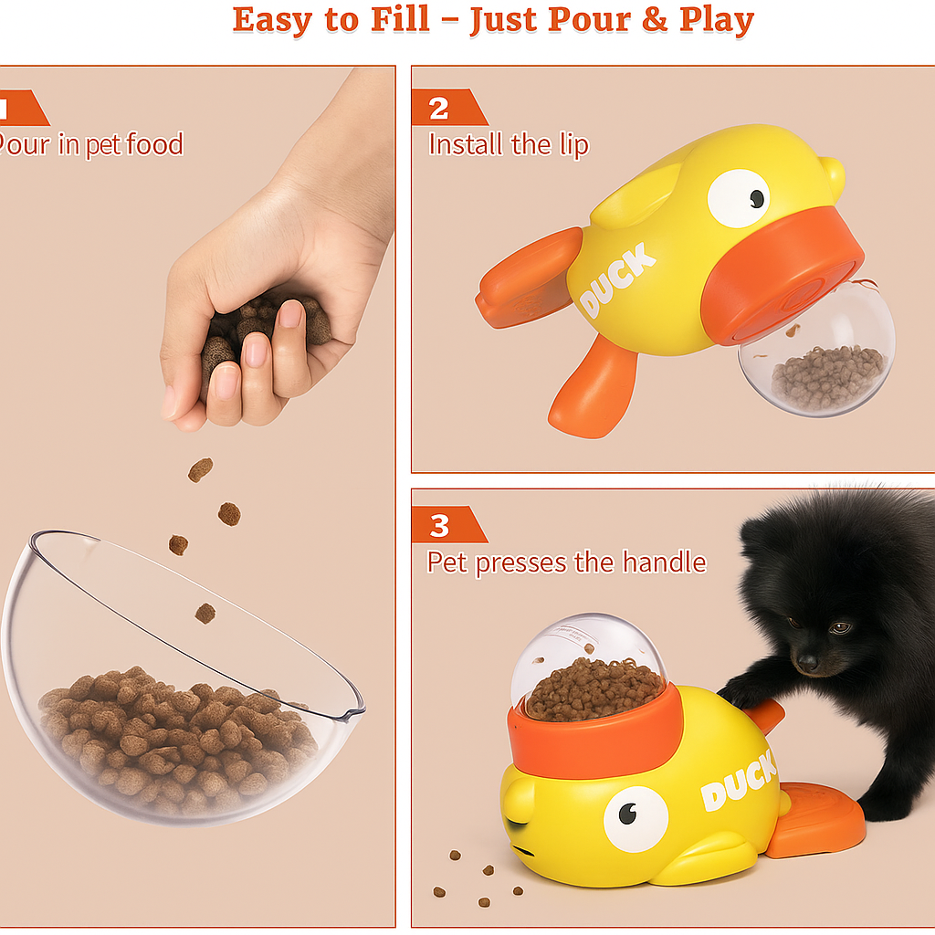 Duck Treat Dispenser