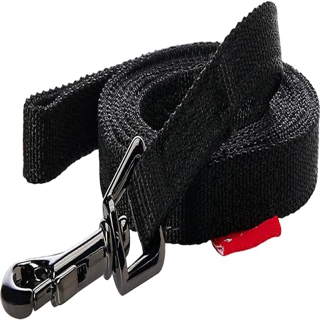 Premium Two Tone Dog Lead - Strong, Durable, and Comfortable Grip Leash for Small to Medium Dogs in Black