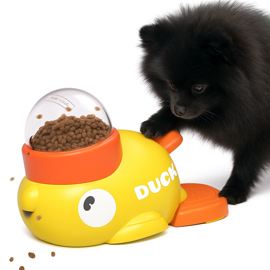Let Your Pup Gobble and Glee: The Quirky Duck Treat Dispenser Toy for Furry Foodie Friends!