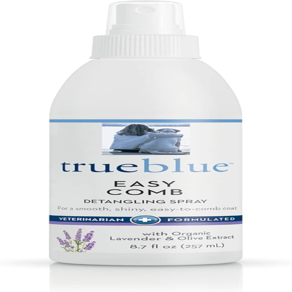 Transform Your Pet's Coat with Lavender & Olive Extract Easy Comb Dog Hair Detangling Spray – Natural, Moisturizing, and Toxin-Free Formula for Dogs, Puppies, and Cats – 8.7 Fl. Oz.